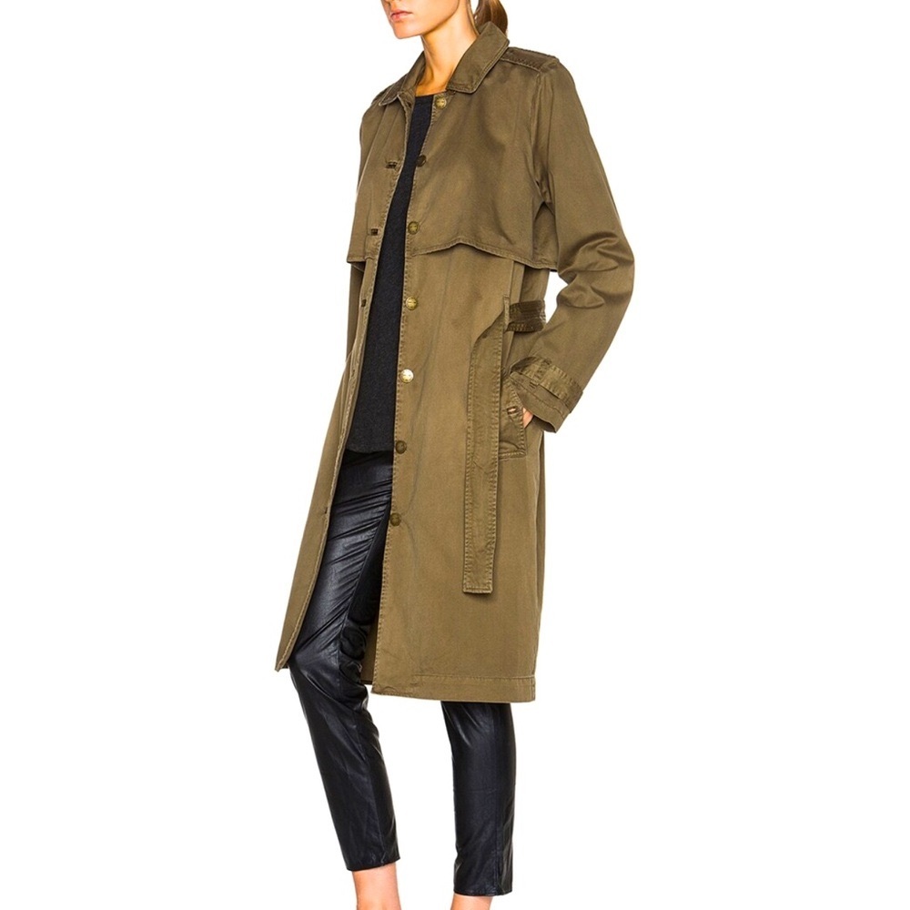 Current/Elliott Army Green Trench